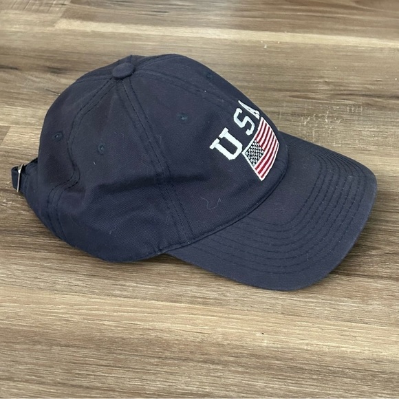 Blue USA American Flag Embroidered Cap Unisex OS - Picture 6 of 8